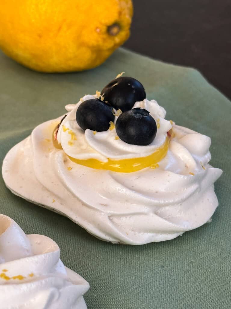 Lemon Blueberry Pavlova