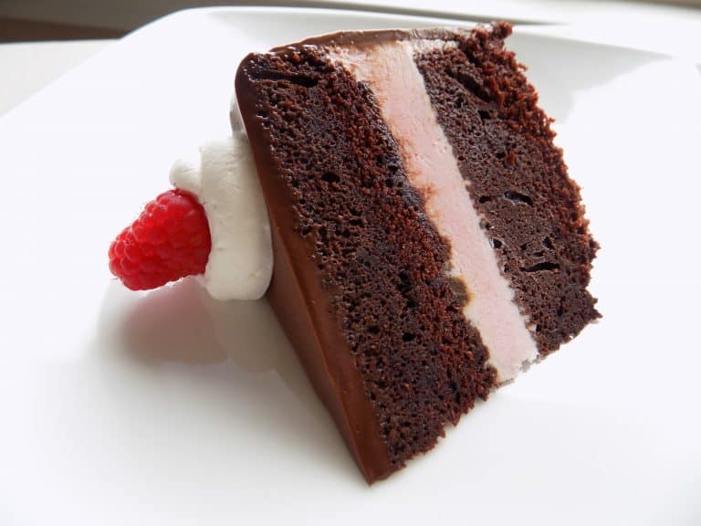 Chocolate-Raspberry Mousse Cake