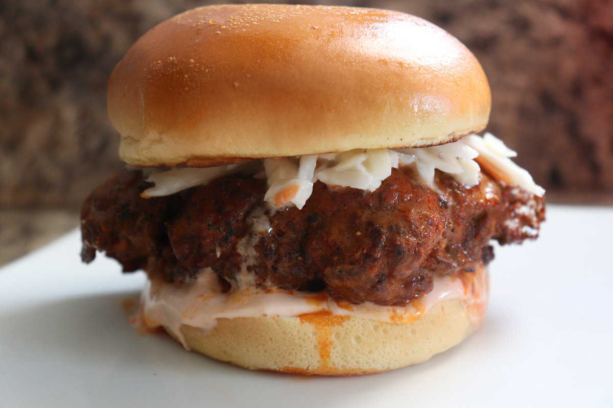 Spicy Buffalo Chicken Sandwiches by Faye's