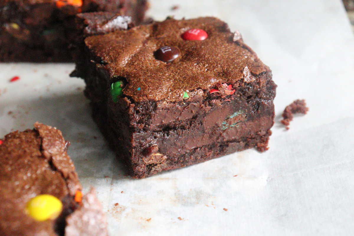 M&M's Fudge Brownies