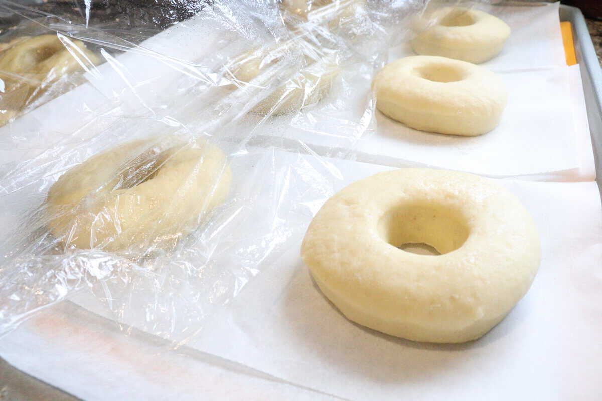 homemade brioche doughnuts