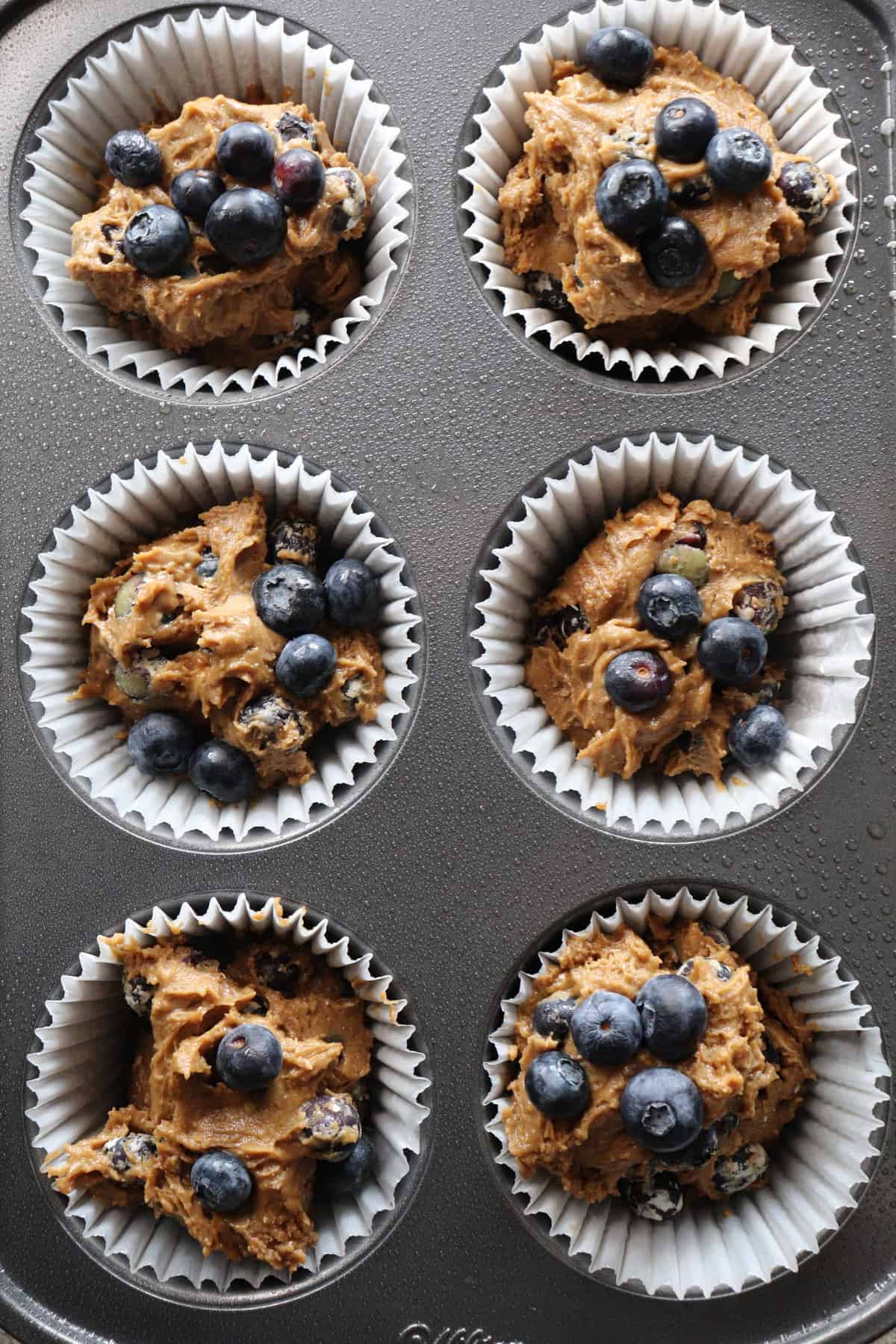 Bakery Style Blueberry Muffins