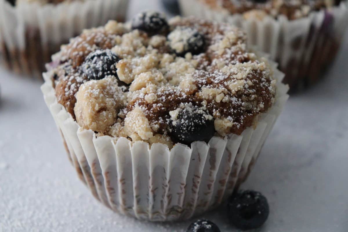 Bakery Style Blueberry Muffins