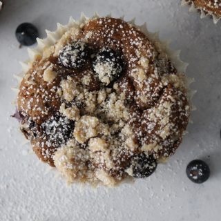 Bakery Style Blueberry Muffins