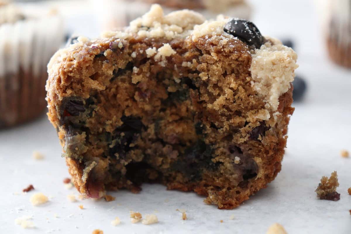 Bakery Style Blueberry Muffins