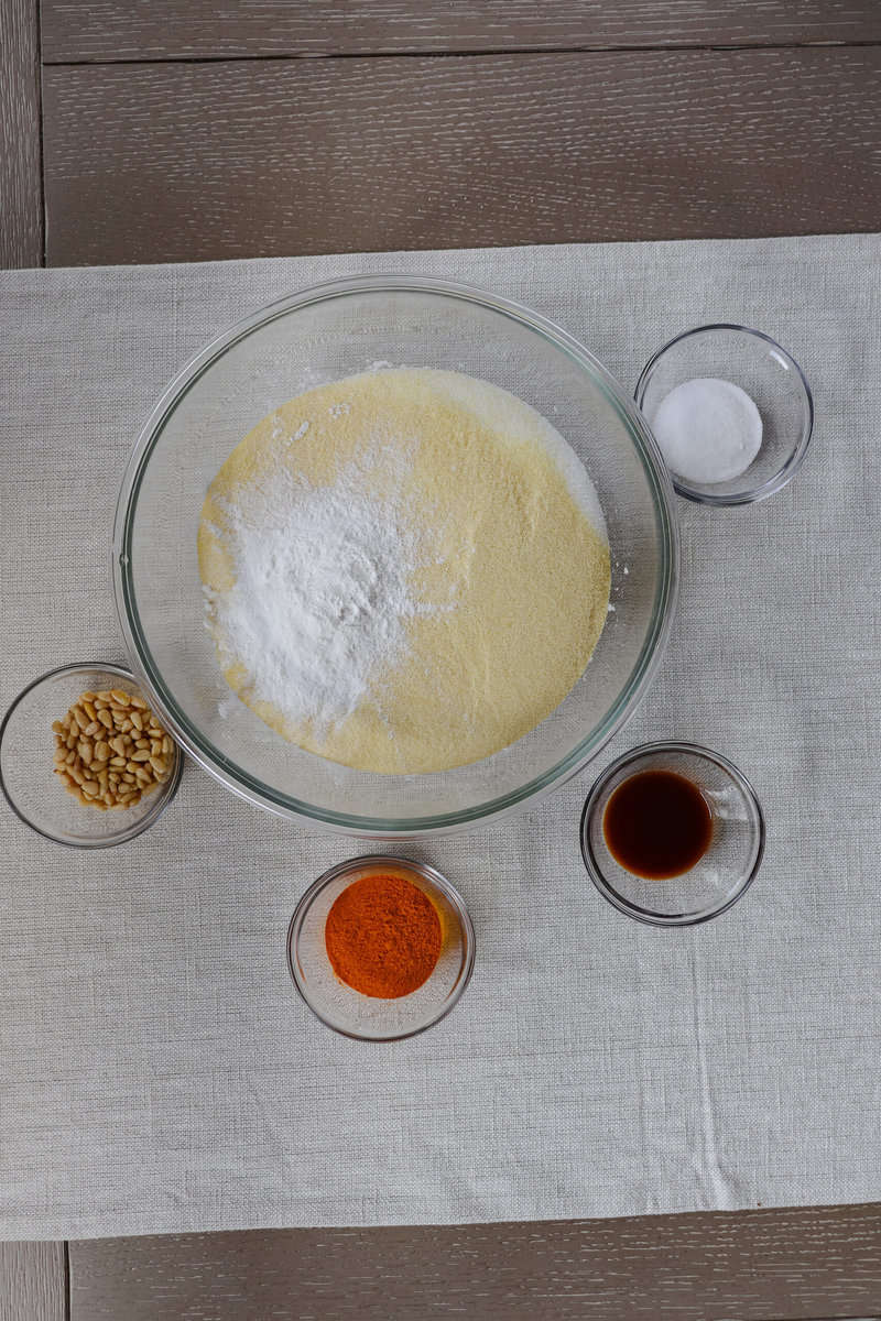 Sfouf (Lebanese Turmeric Cake)