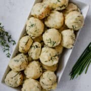 cheese and herb mini muffins