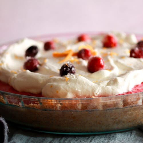 Cranberry Chiffon Pie
