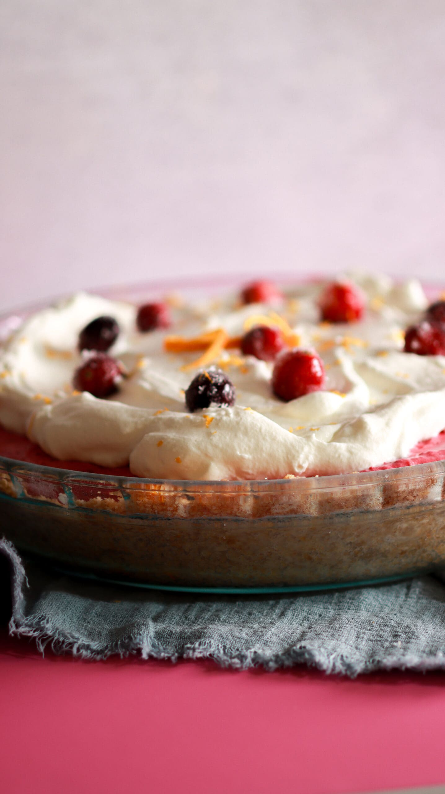 Cranberry Chiffon Pie