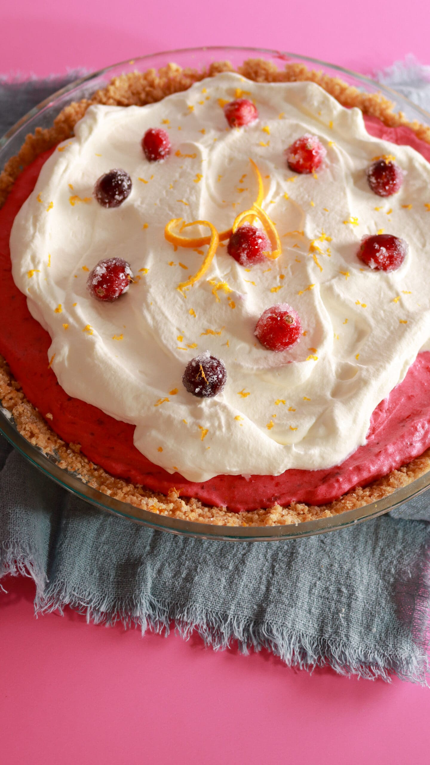 Cranberry Chiffon Pie