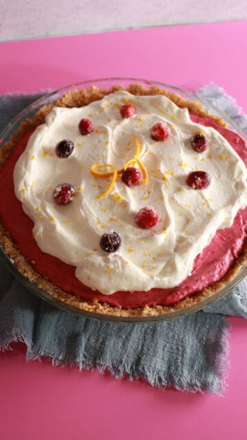 Cranberry Chiffon Pie