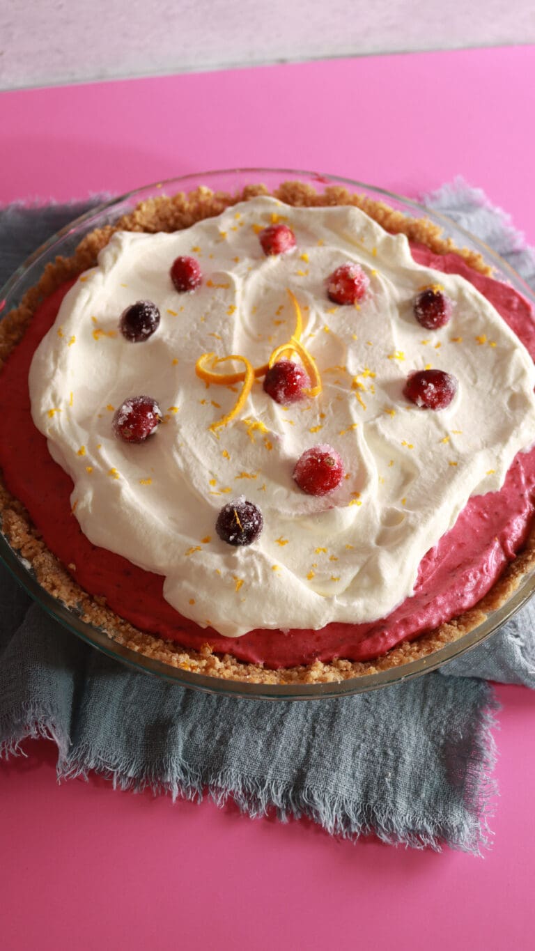 Cranberry Chiffon Pie