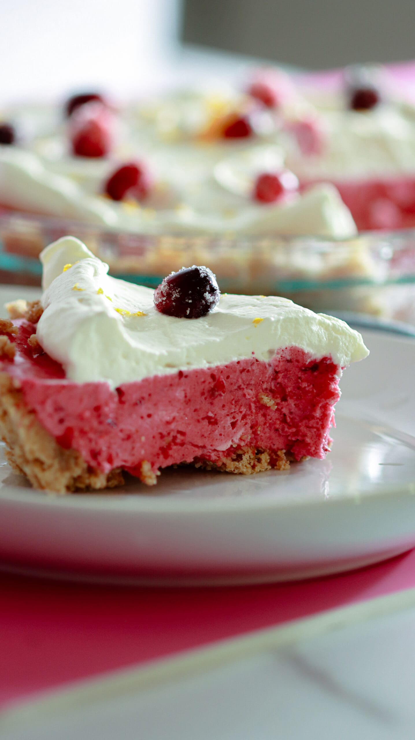 Cranberry Chiffon Pie