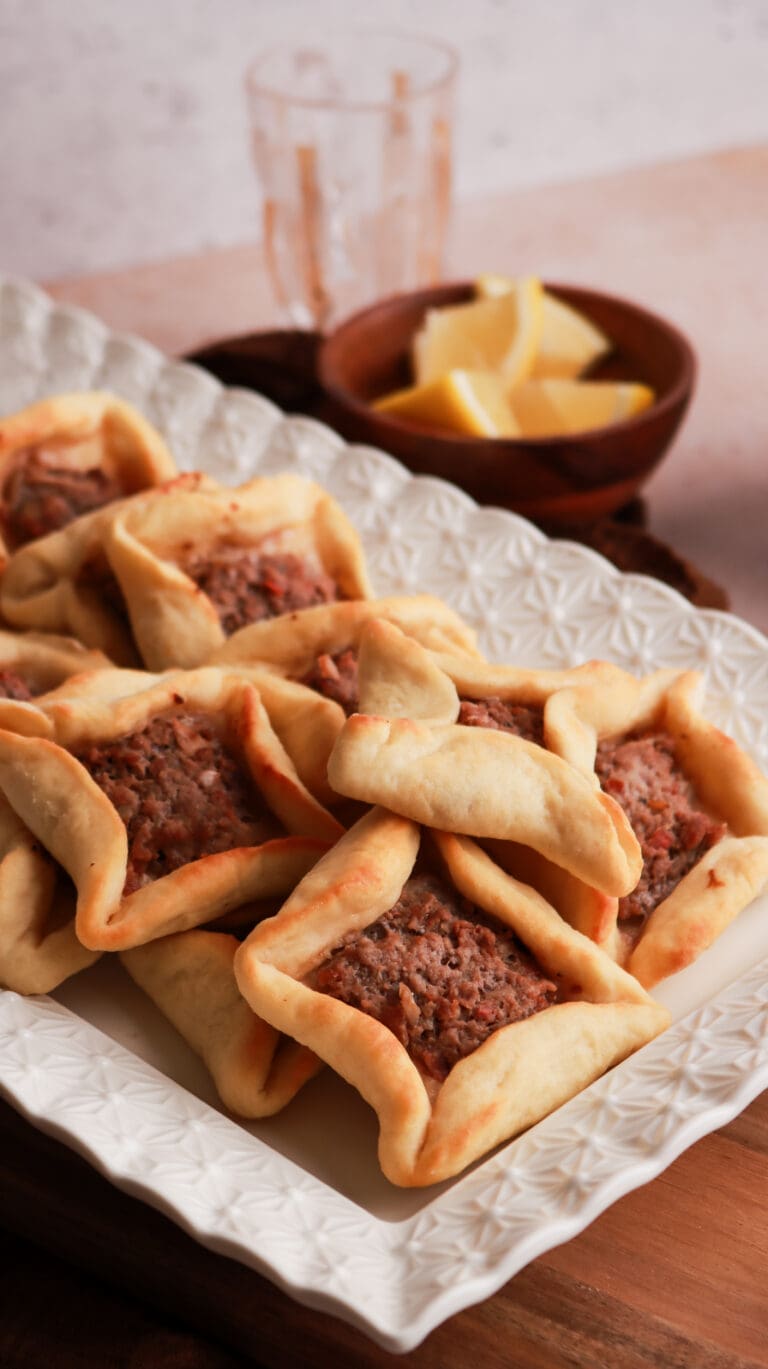 Homemade Lebanese Sfeeha