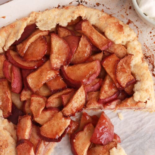 Easy Rustic Peach Galette