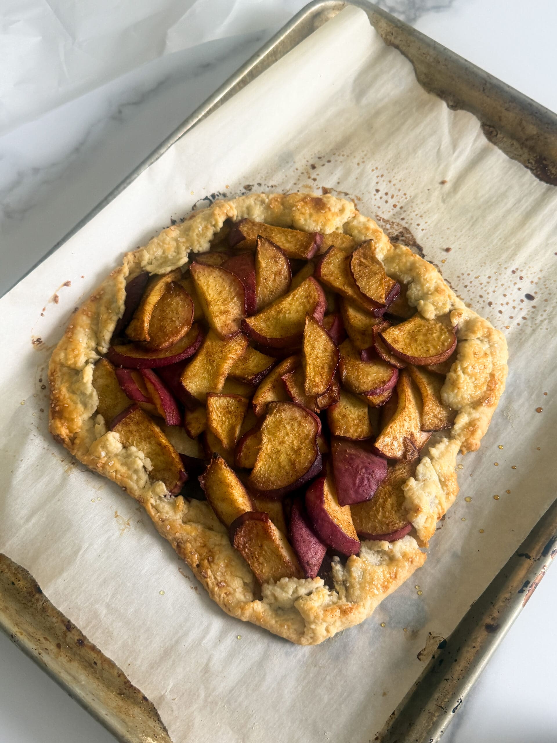 Easy Rustic Peach Galette